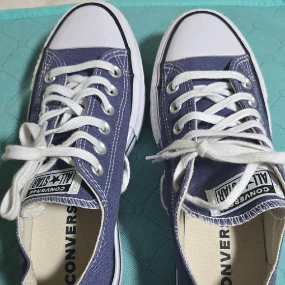 Converse Women's Blue Sneakers - Picture 7 of 9